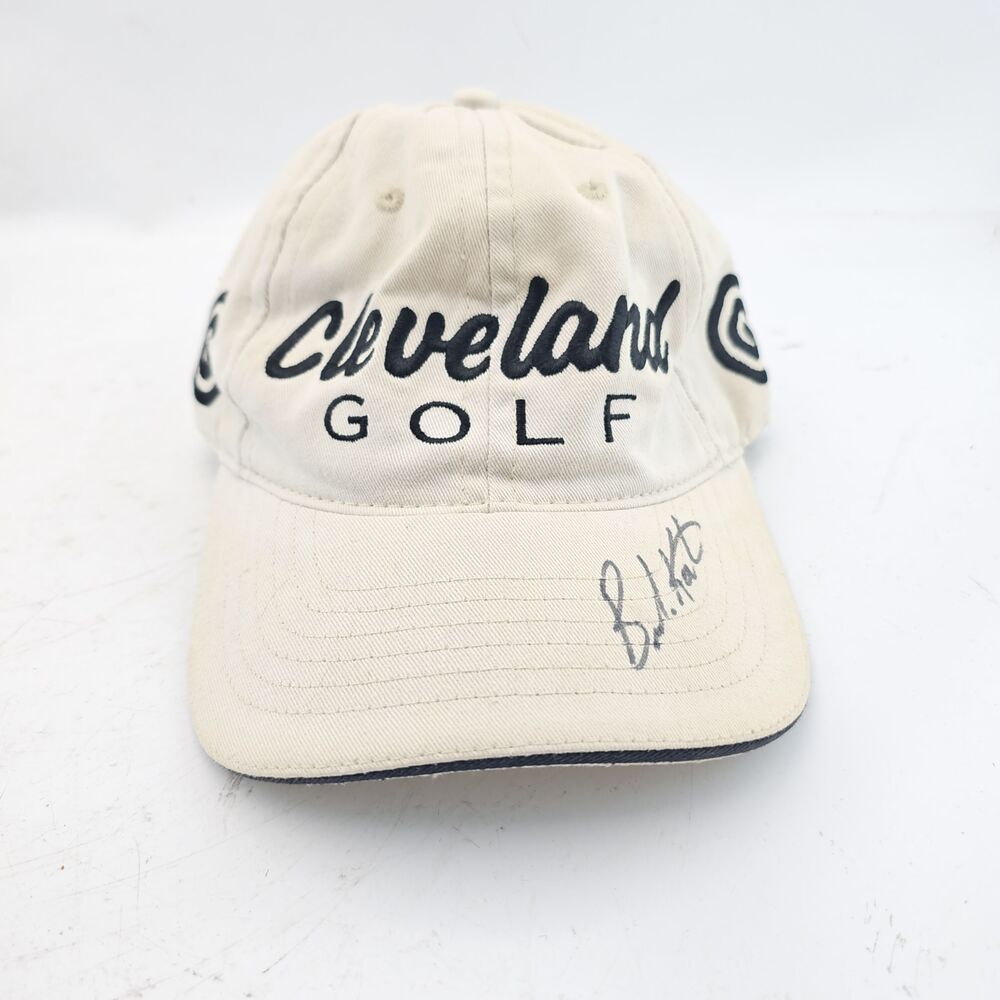 Cleveland Golf Baseball Cap Signed Bad Cat Strap Back